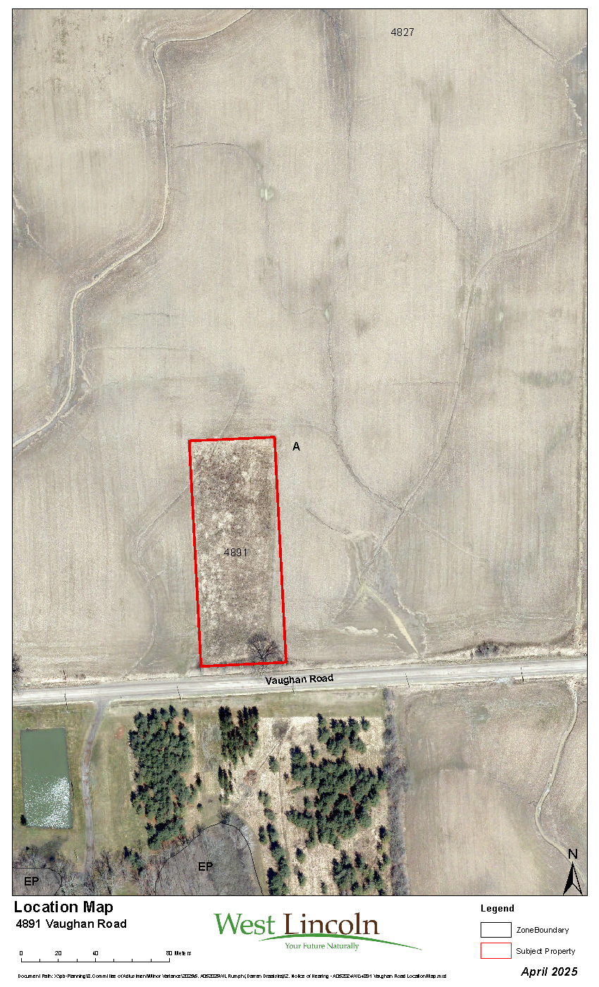 4891 Vaughan Road Location Map