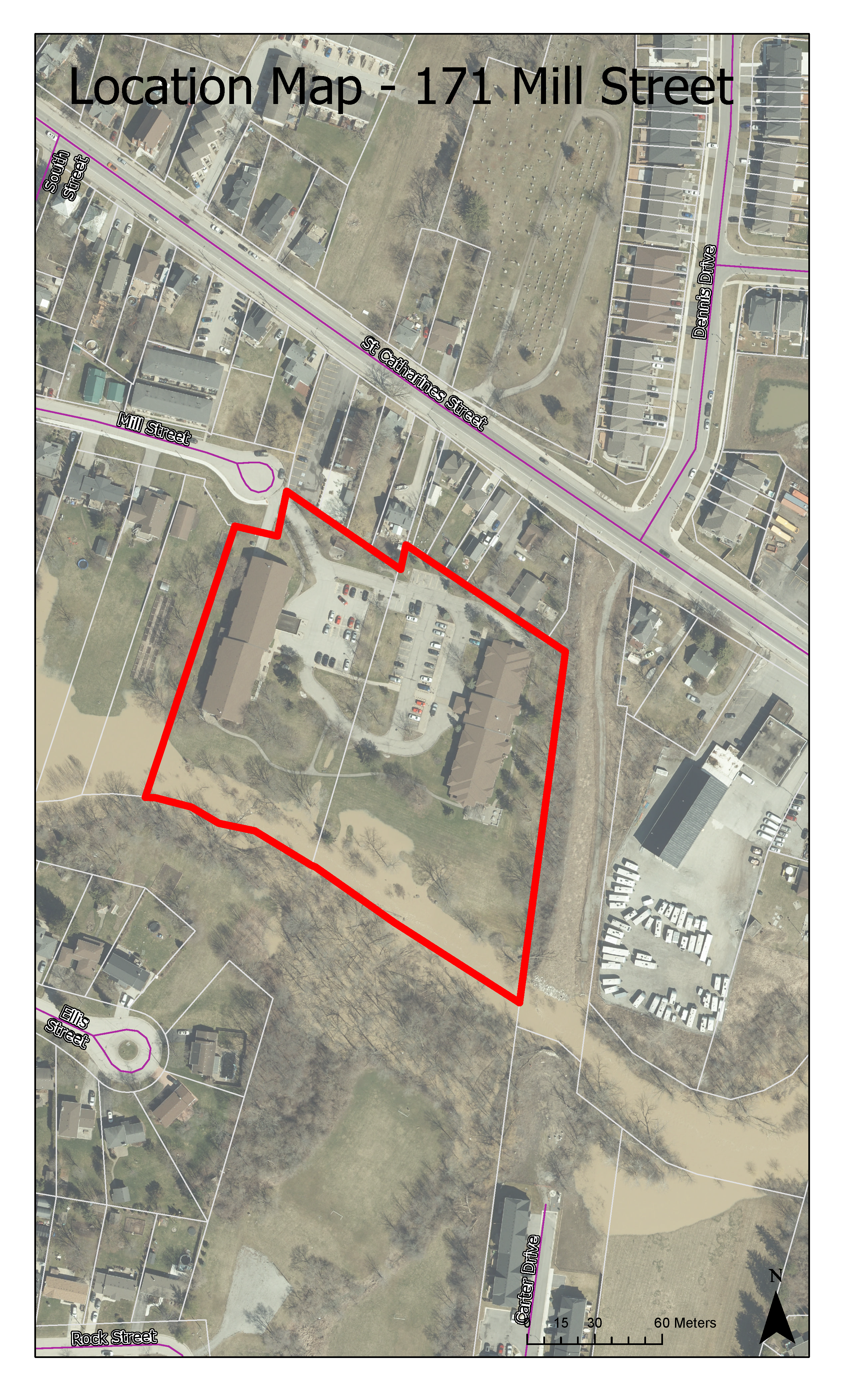 171 Mill Street Location Map